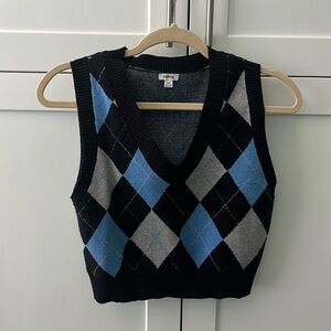 Garage Argyle sweater vest